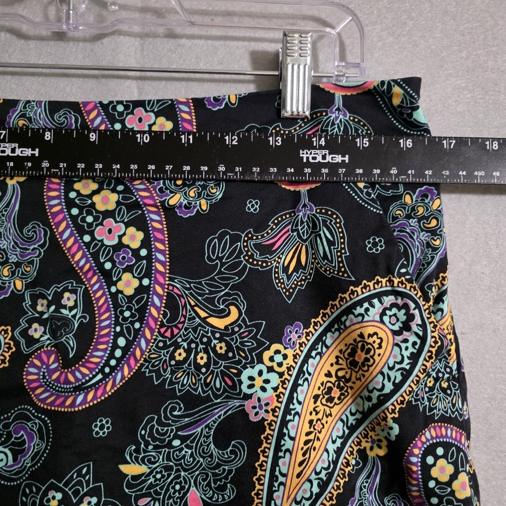 Loudmouth Womens Black Paisley Golf Skort Size 6 - Picture 3 of 9
